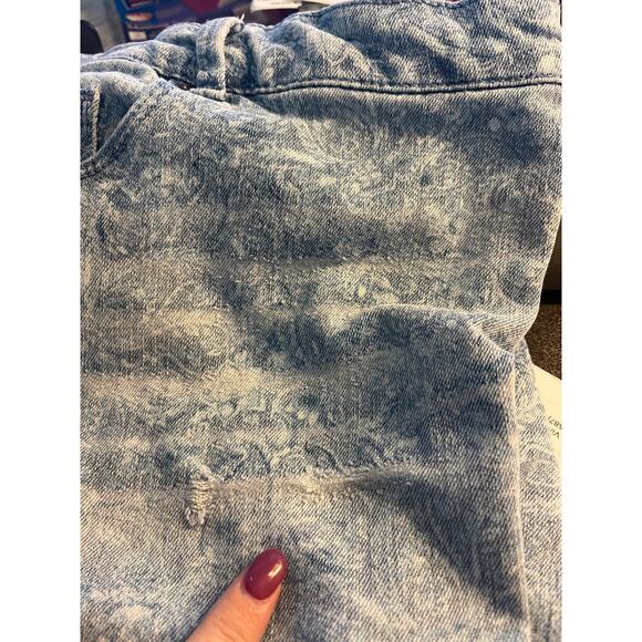 Gloria Vanderbilt Joslyn Plus 22W Denim Bermuda Shorts – Acid Wash Stretch Jean - Picture 12 of 14